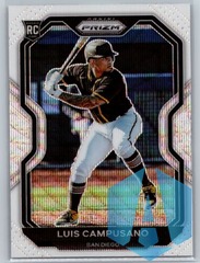 2021 Panini #8 Luis Campusano Rookie White Wave Prizm